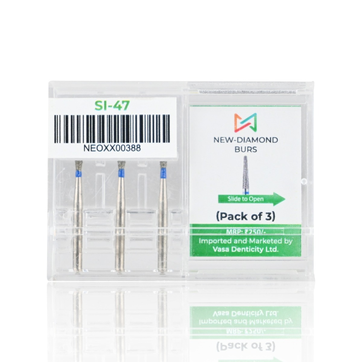 NewDiamond Single Inverted Cone Diamond Bur -SI (Pack Of 3)