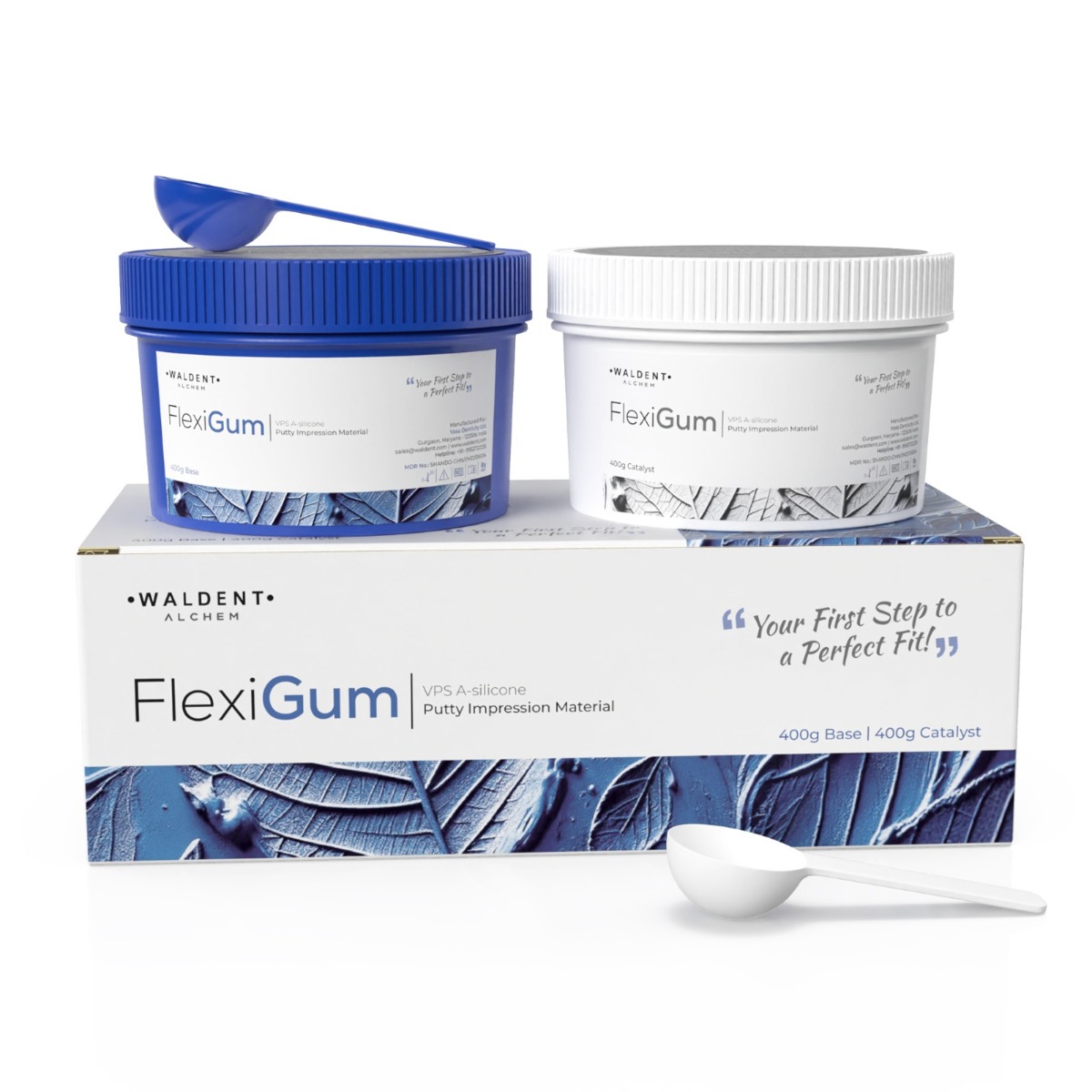 Waldent FlexiGum A-Silicone Soft Putty Impression Material Set    