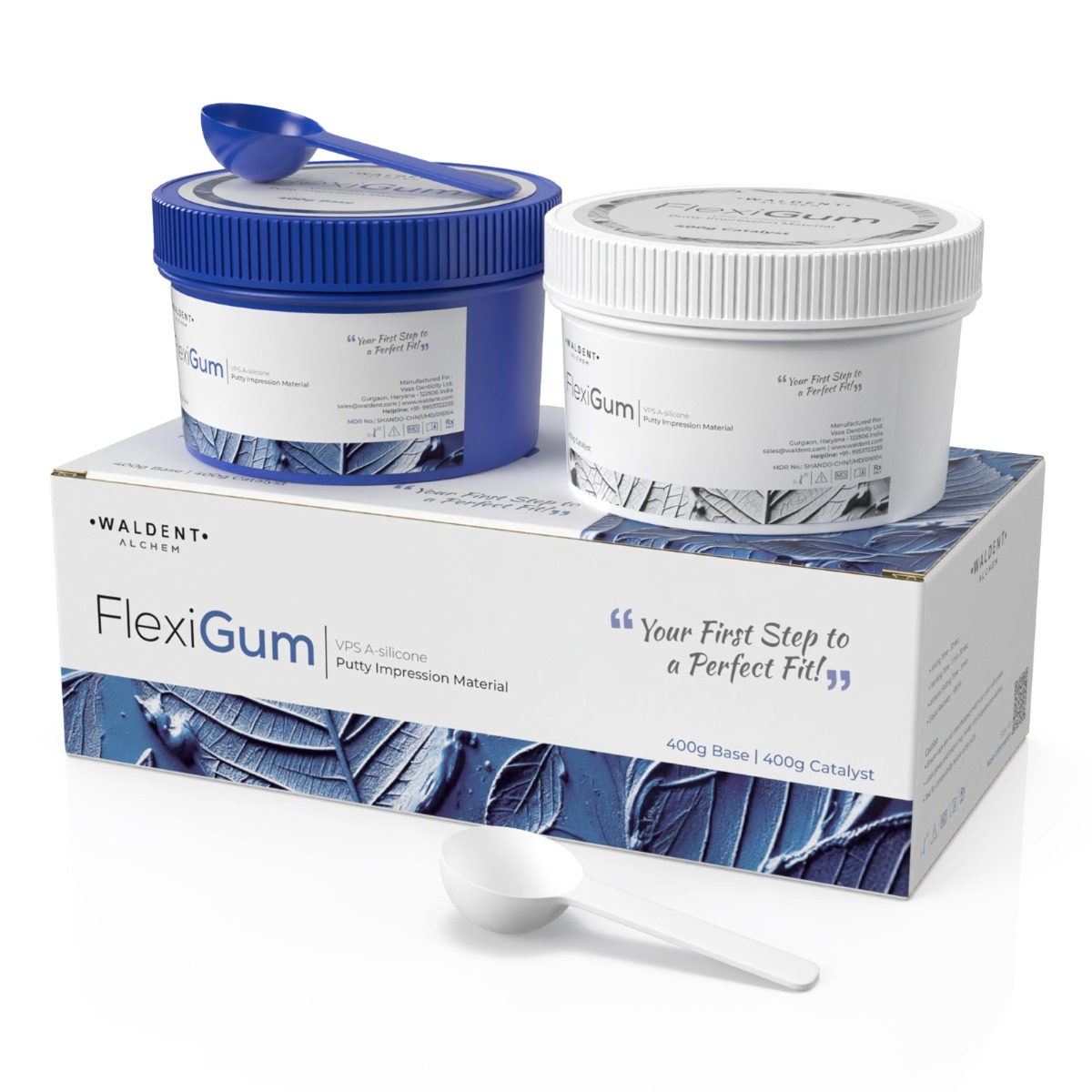 Waldent FlexiGum A-Silicone Soft Putty Impression Material Set    