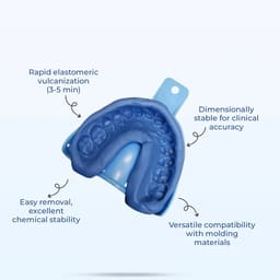 Waldent FlexiGum A-Silicone Putty Impression Material Set     - 10