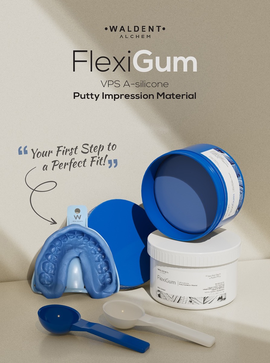 Waldent FlexiGum VPS A-Silicone Putty Impression Material    