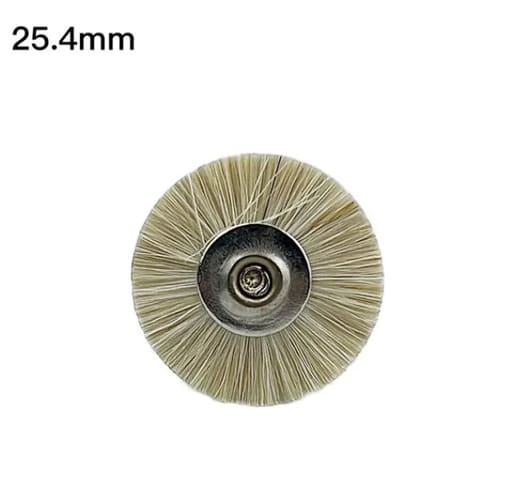 Jinguang White Denture Polishing Wool Brush HP - 25.4mm