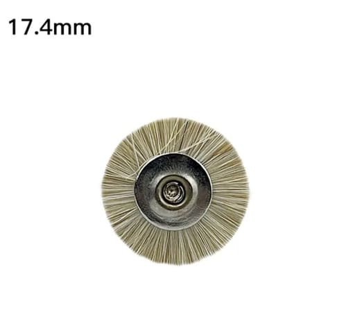 Jinguang White Denture Polishing Wool Brush HP - 17.4mm