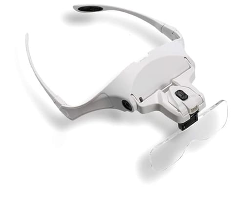Jinguang Dental Loupes With LED Light And 5 Lenses 1.0x 1.5x 2.0x 2.5x 3.5x