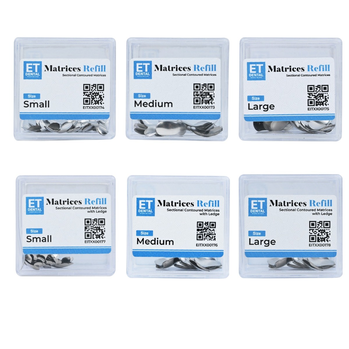 ET Dental Sectional Contoured Matrices Refill