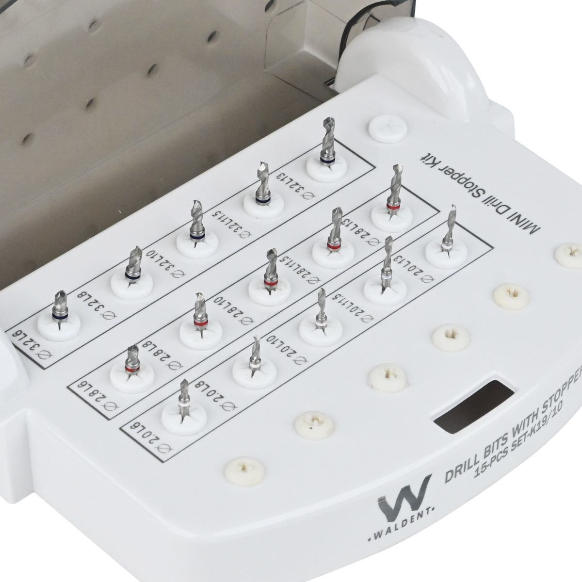 Waldent PrecisionPro Implant Drill Set 15-PCS (K19/10)