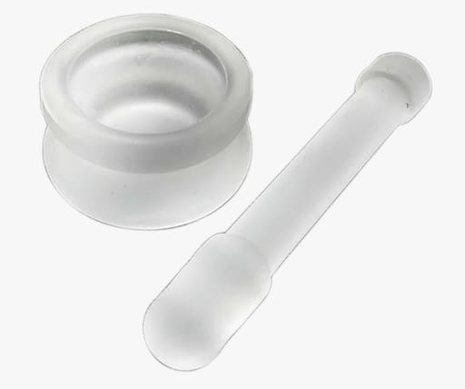 Samit Dental Mortar & Pestle Glass
