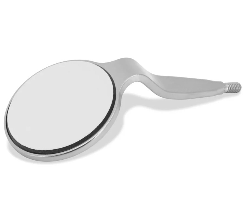 Hahnenkratt MEGAduo FS Rhodium Double Sided Mouth Mirrors 6/pk