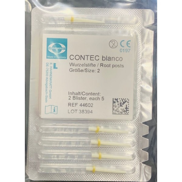 Hahnenkratt Contec Blanco Fiber Post