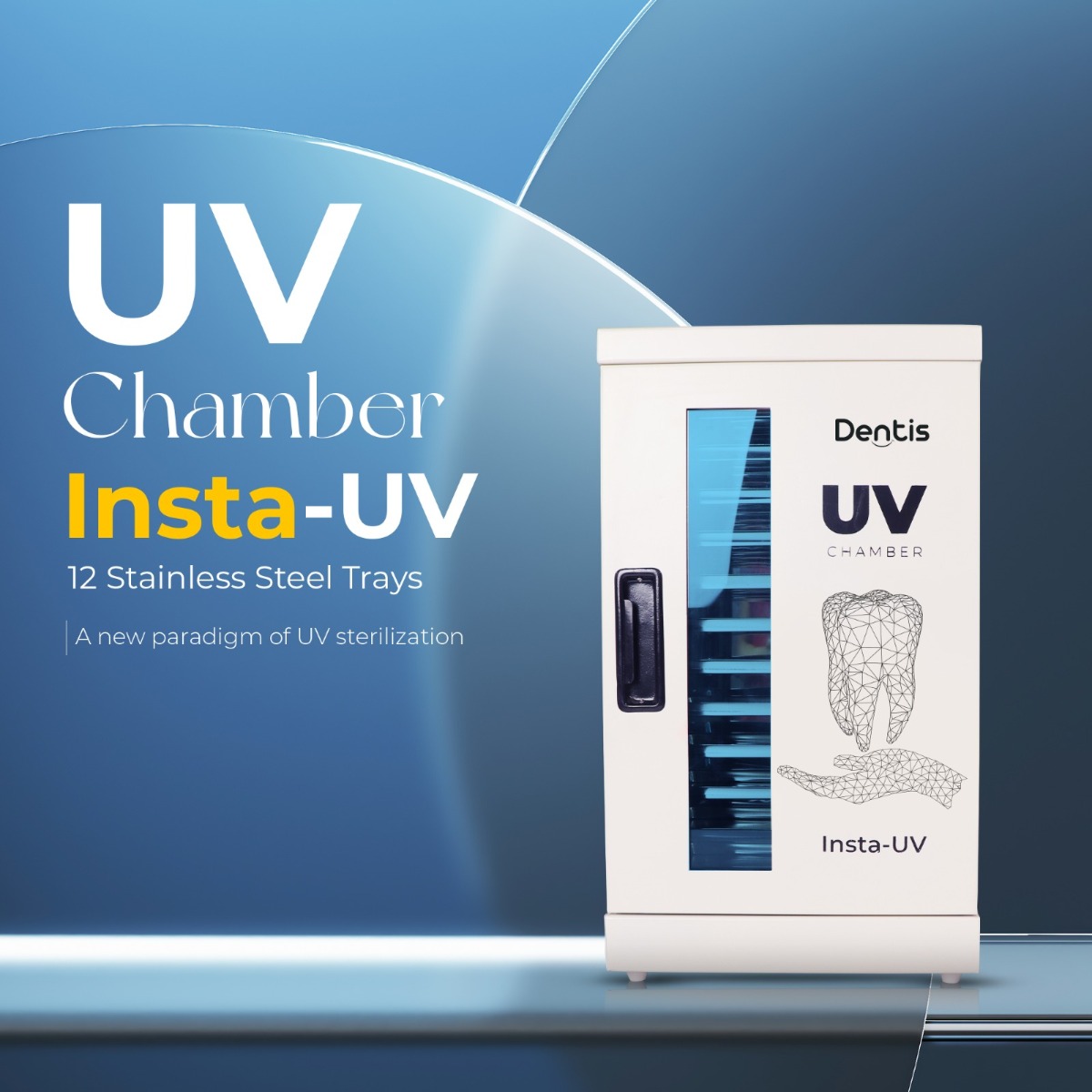 Dentis UV Chamber Insta-UV (12 Stainless Steel Trays)