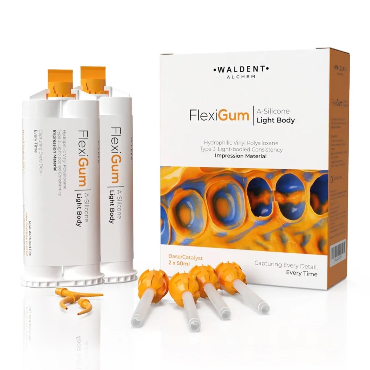 Waldent FlexiGum A-Silicone Soft Putty Impression Material Set    