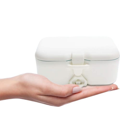 Dr Denti Denture Case With Brush & Mirror