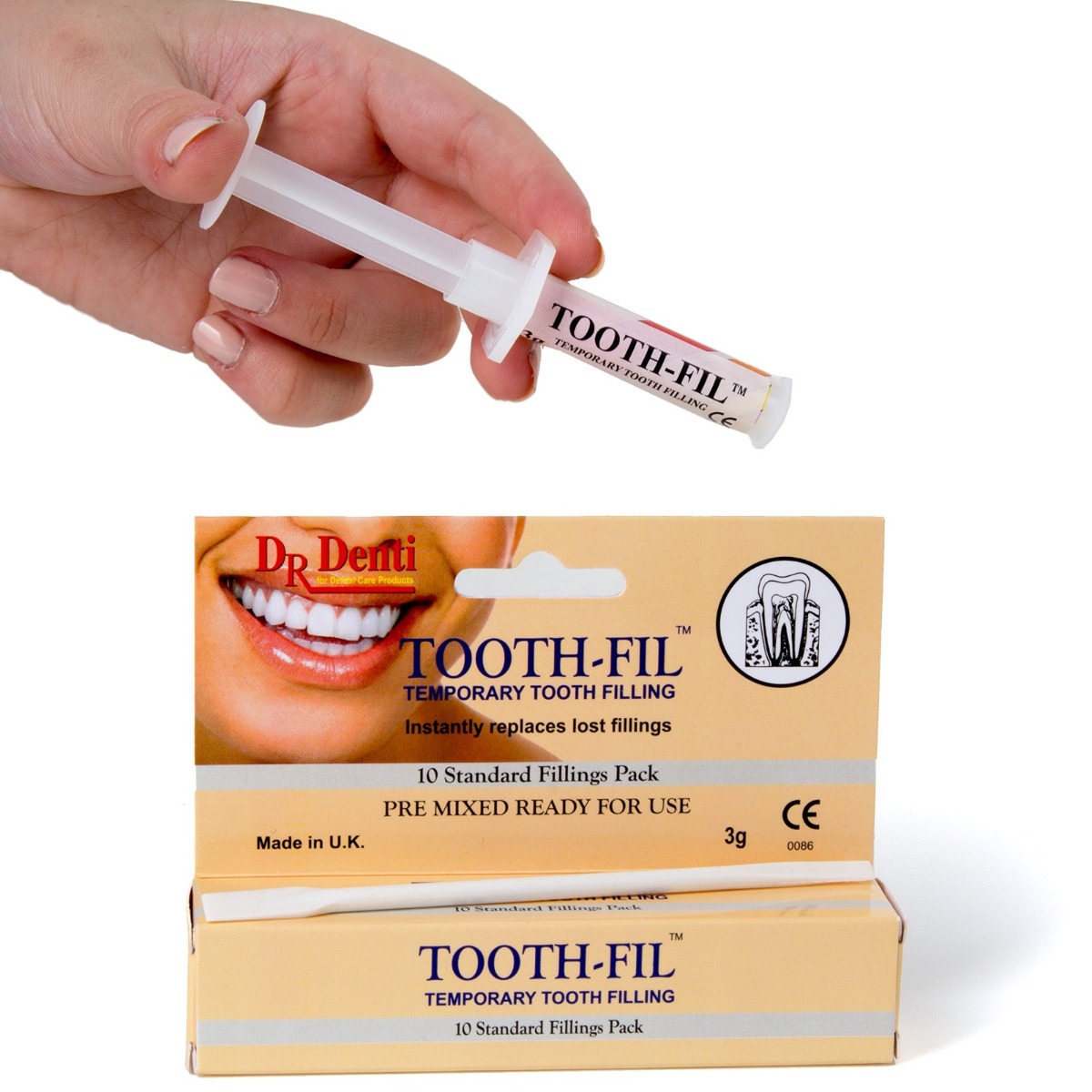 Dr Denti Tooth-fil Temporary Filling Material 3g