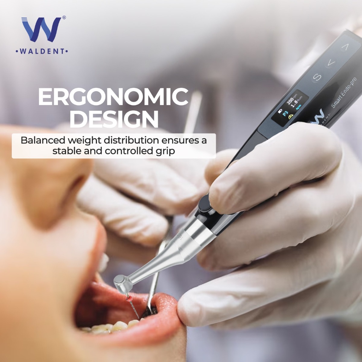 Waldent Smart EndoPro with in-built Apex Locator 