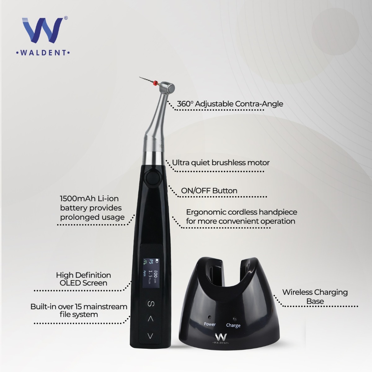 Waldent Smart EndoPro with in-built Apex Locator 