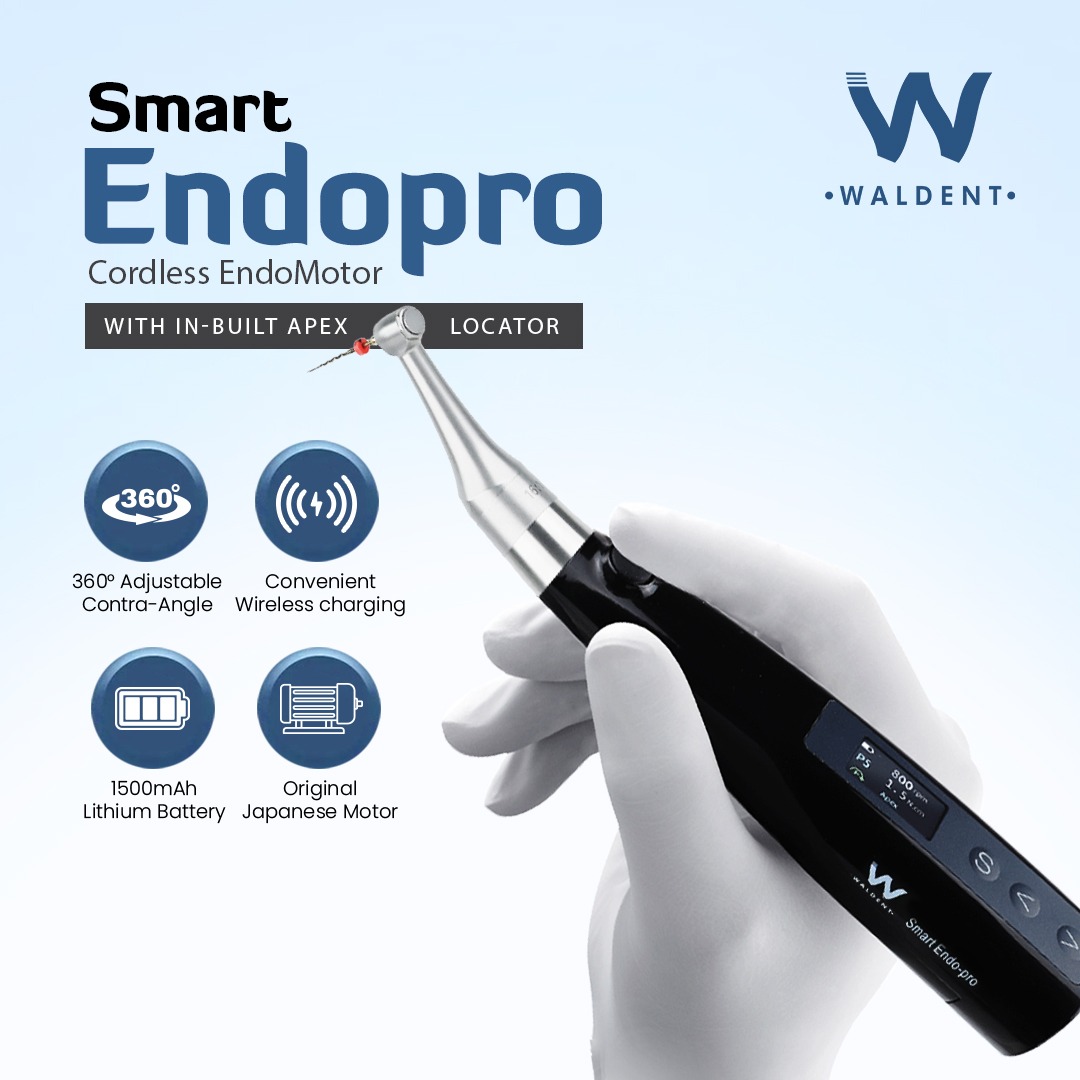 Waldent Smart EndoPro with in-built Apex Locator 