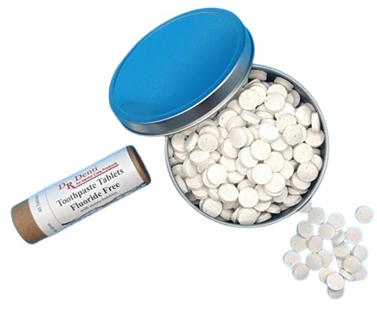Dr Denti Toothpaste Tablets - Fluoride Free (40 Tablets)