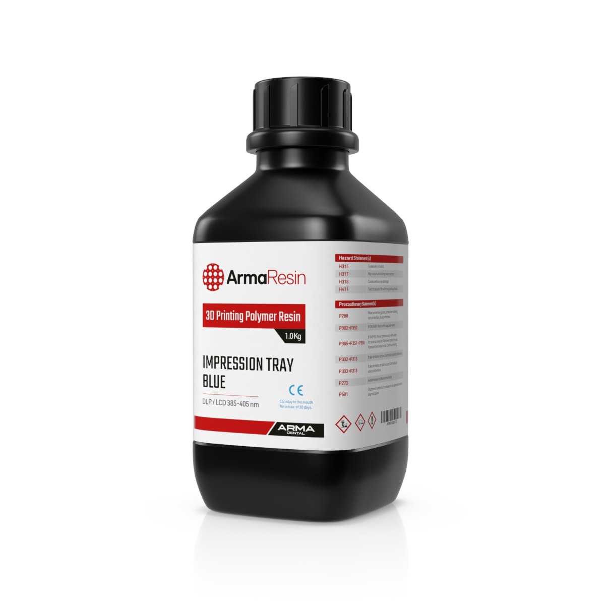 Arma Dental 3D Printing Resin - Impression Tray (1 KG) - Blue