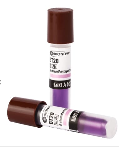 Bionova Biological Indicator - Steam Rapid Sterilization (Pack of 50)