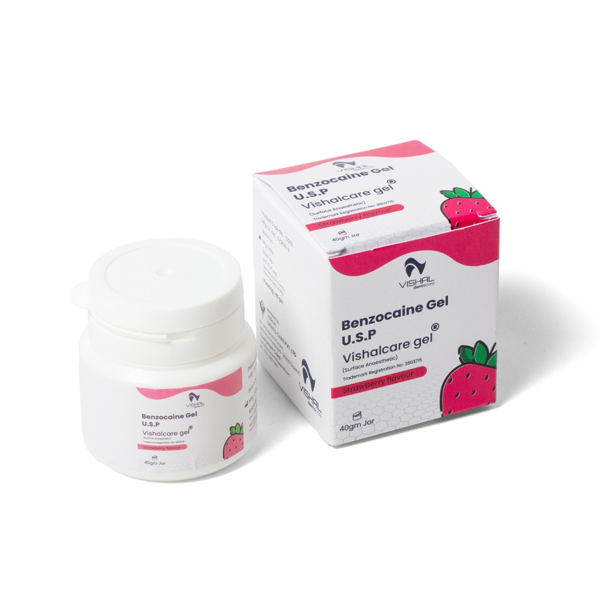 Vishal DentoCare Gel Topical Anaesthetic -Strawberry