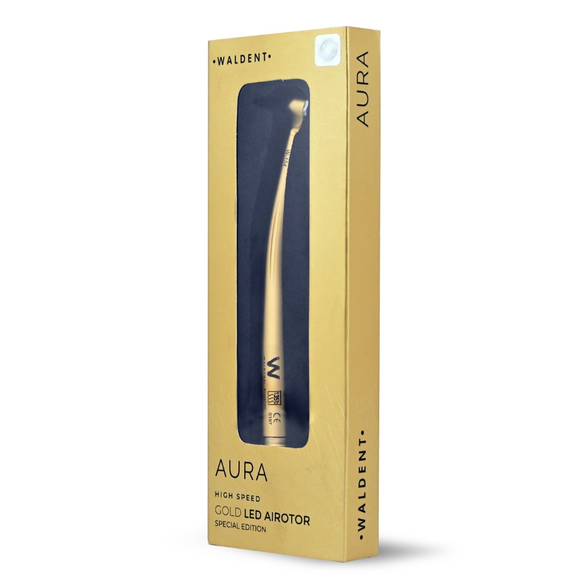 Waldent AURA Gold LED Special Edition Airotor Handpiece And Cartridge