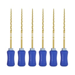 Waldent Progressive Taper Gold Hand Files 31mm - 9