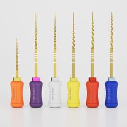 Waldent Progressive Taper Gold Hand Files 31mm - 8