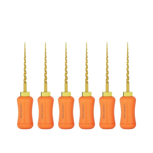 Waldent Progressive Taper Gold Hand Files 31mm