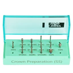 Superendo Crown Preparation Short Shank Diamond Bur Kit (For Paediatric Patient Only) - 9