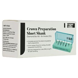 Superendo Crown Preparation Short Shank Diamond Bur Kit (For Paediatric Patient Only) - 7