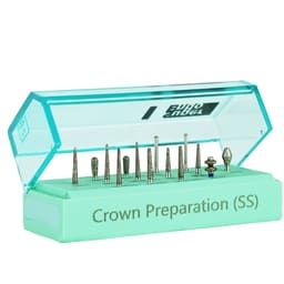 Superendo Crown Preparation Short Shank Diamond Bur Kit (For Paediatric Patient Only) - 6