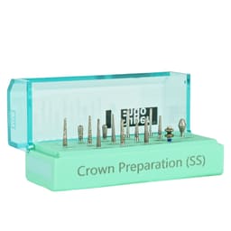 Superendo Crown Preparation Short Shank Diamond Bur Kit (For Paediatric Patient Only) - 8