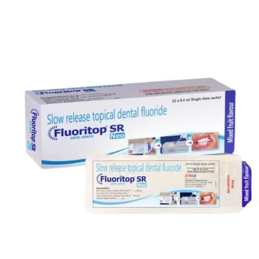 ICPA Fluoritop SR Neo Dental Varnish - Pack of 12
