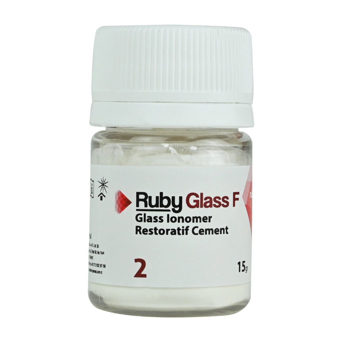 Rubydent RubyGlass F Glass Ionomer Restorative Cement