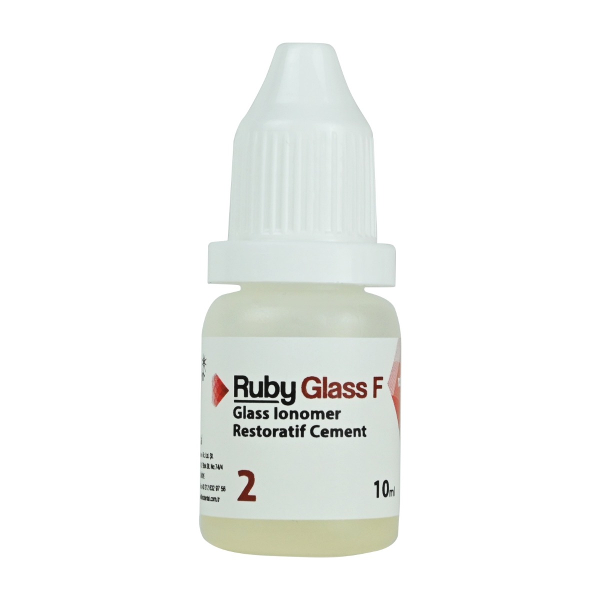 Rubydent RubyGlass F Glass Ionomer Restorative Cement