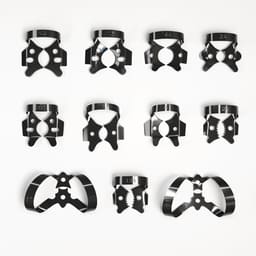Waldent Rubber Dam Clamps Kit Titanium Black (Set of 11) (K16/4)	 - 7