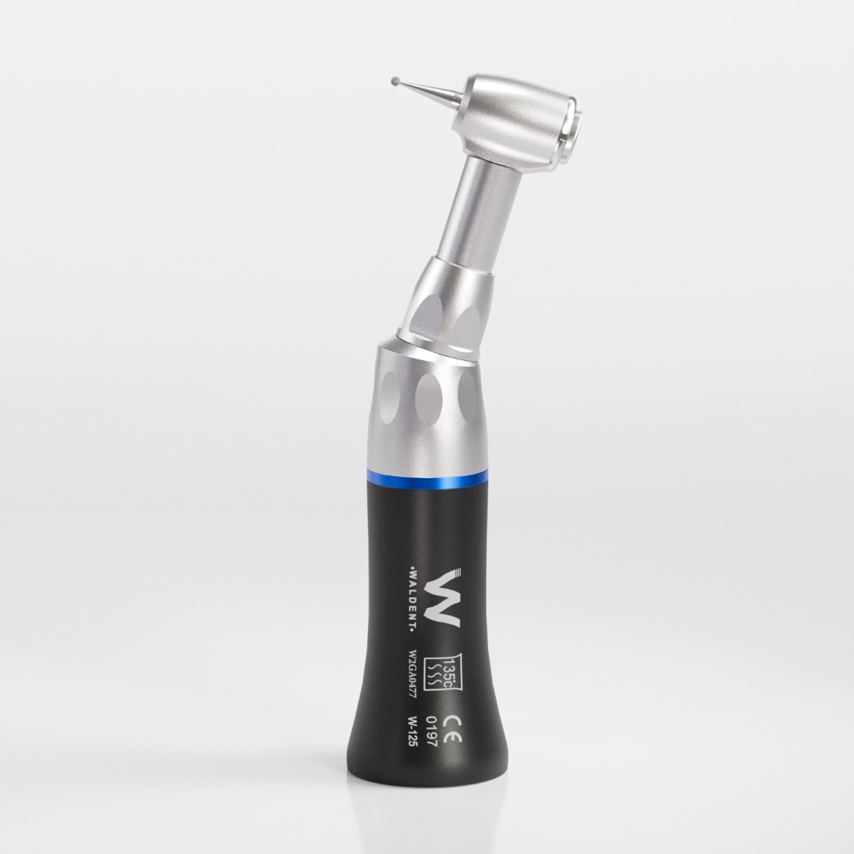 Waldent Push Button Contra-angle Handpiece - Black (W-125)