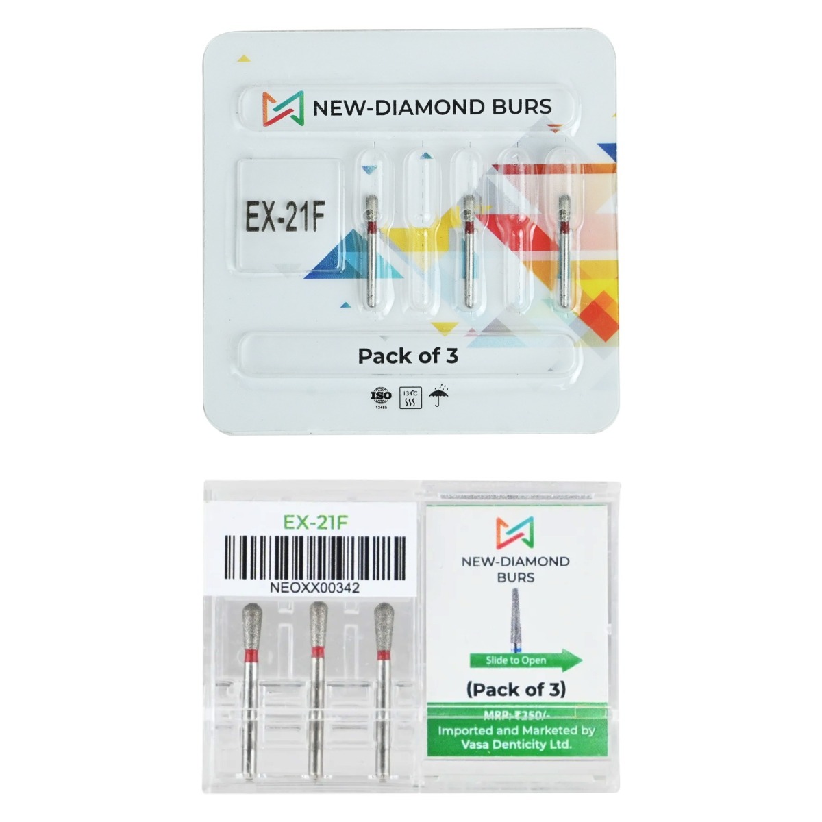 NewDiamond Special (Extra) Shape Diamond Bur- EX (Pack of 3)