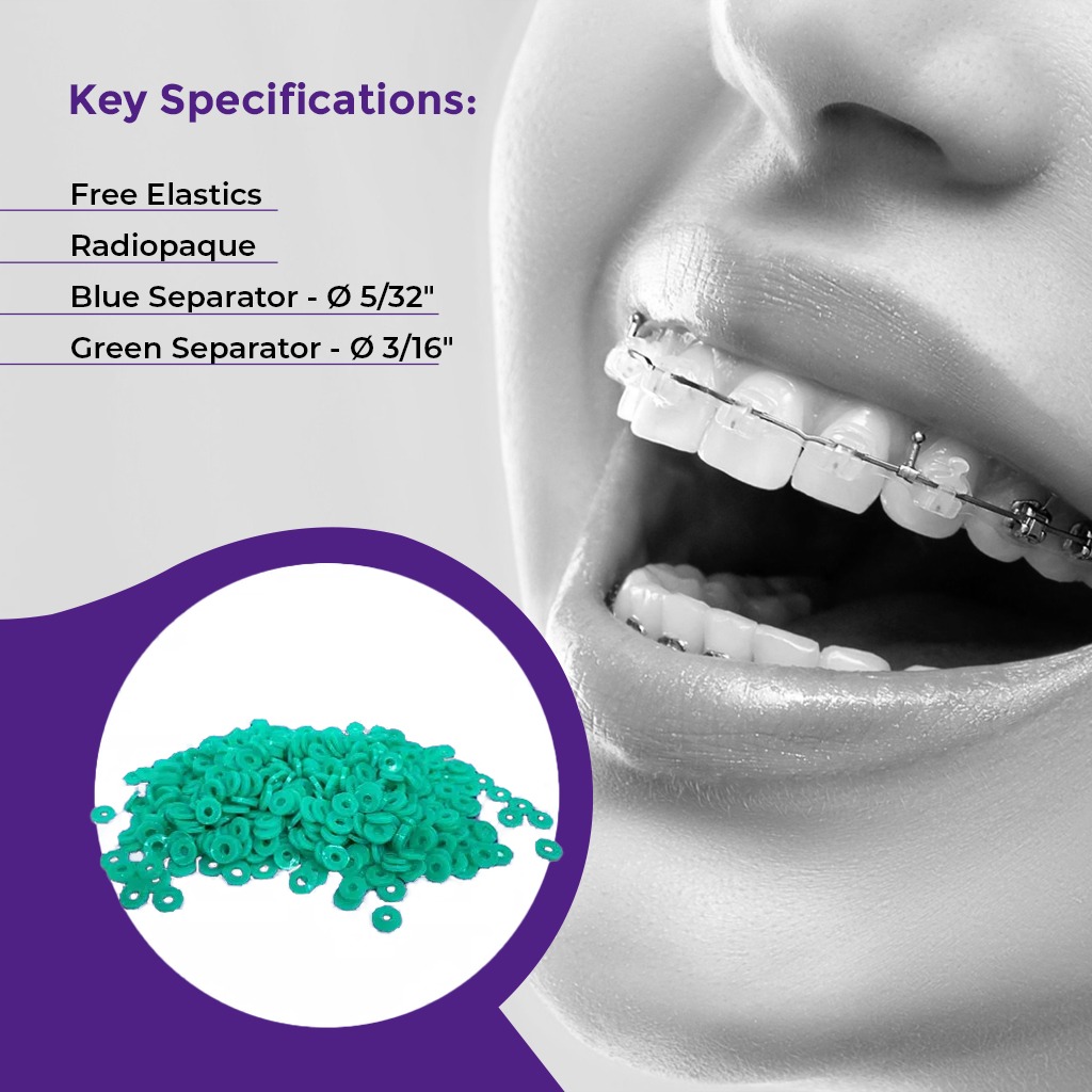 OrthoMetric Elastomerics Ring Separator (Pack of 1000)