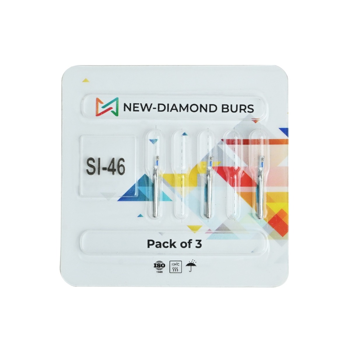 NewDiamond Single Inverted Cone Diamond Bur -SI (Pack Of 3)