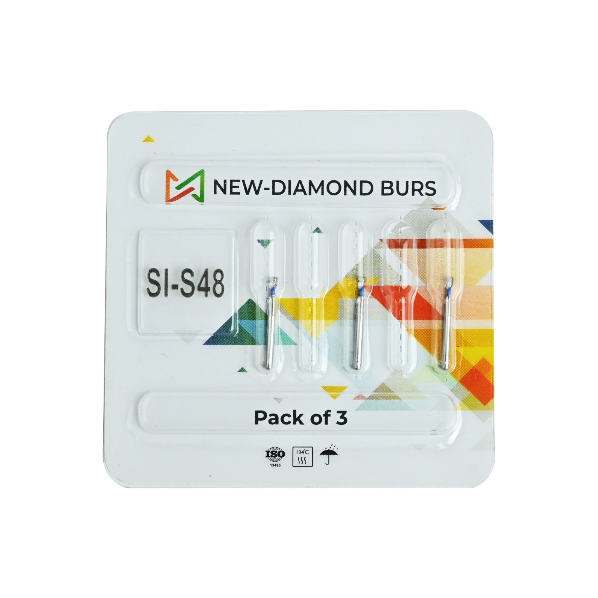 NewDiamond Single Inverted Cone Diamond Bur -SI (Pack Of 3)
