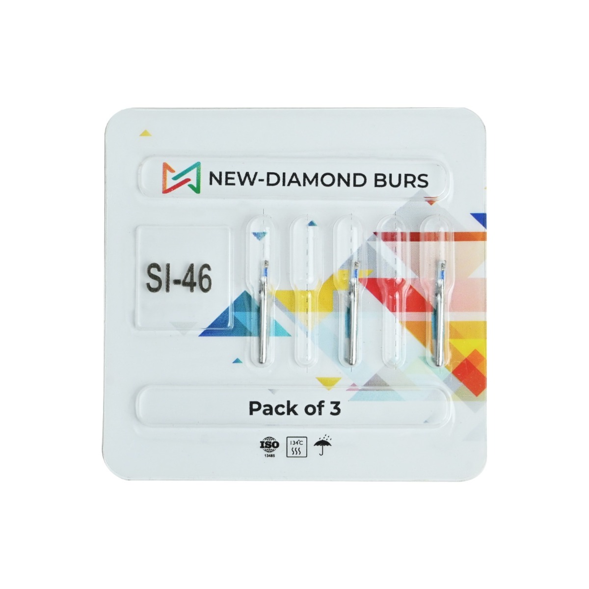 NewDiamond Single Inverted Cone Diamond Bur -SI (Pack Of 3)