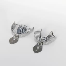 Waldent Dentulous Perforated Rim Lock Impression Trays K18/3 - 5