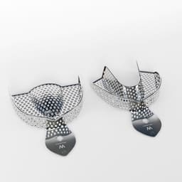Waldent Dentulous Perforated Rim Lock Impression Trays K18/3 - 6