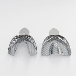 Waldent Dentulous Perforated Rim Lock Impression Trays K18/3 - 7