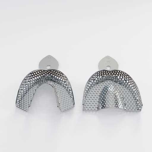 Waldent Dentulous Perforated Rim Lock Impression Trays K18/3