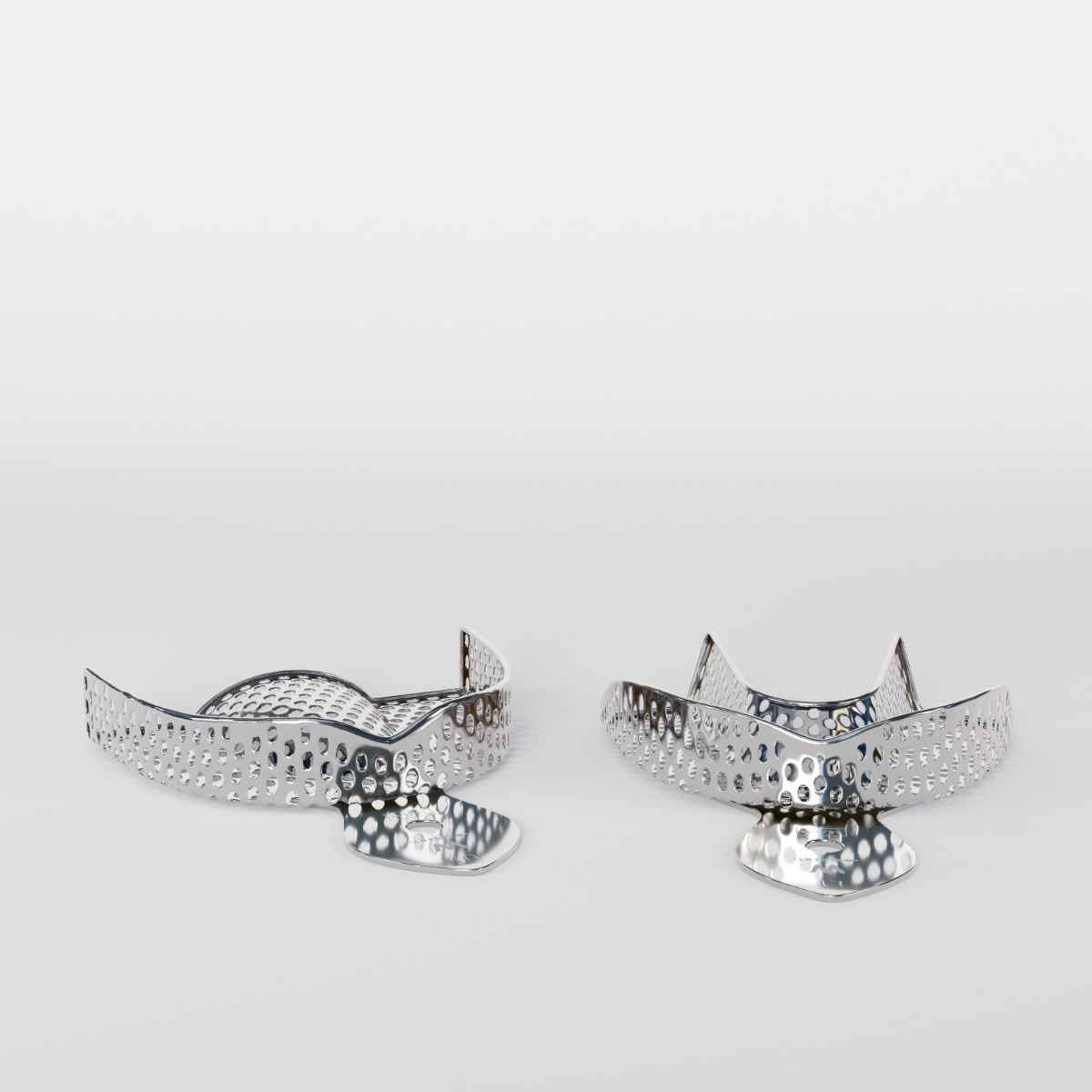 Waldent Dentulous Perforated Rim Lock Impression Trays K18/3