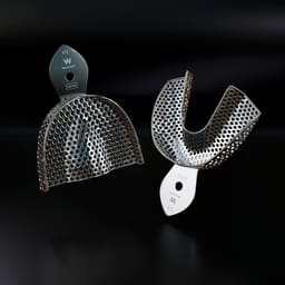 Waldent Dentulous Perforated Rim Lock Impression Trays K18/3 - 9