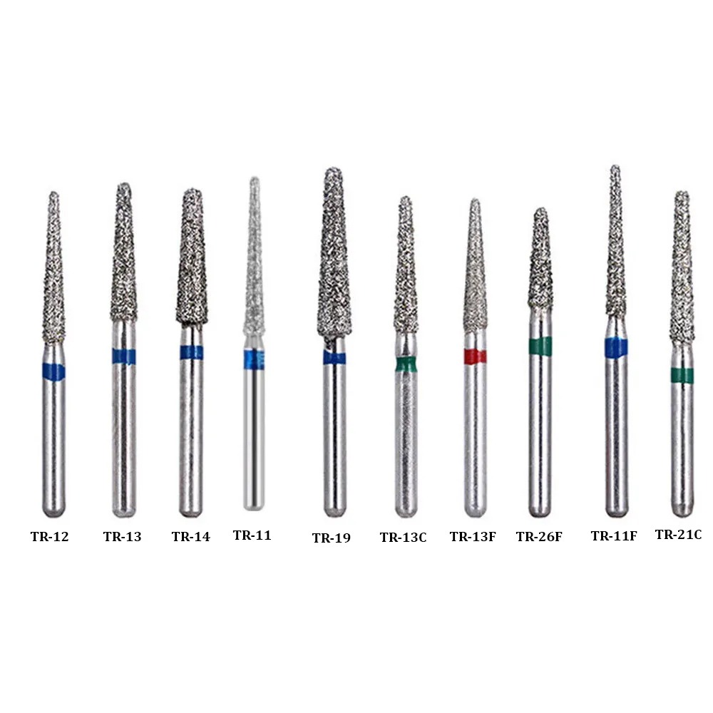 NewDiamond Tapered Round Diamond Bur -TR (Pack Of 3)