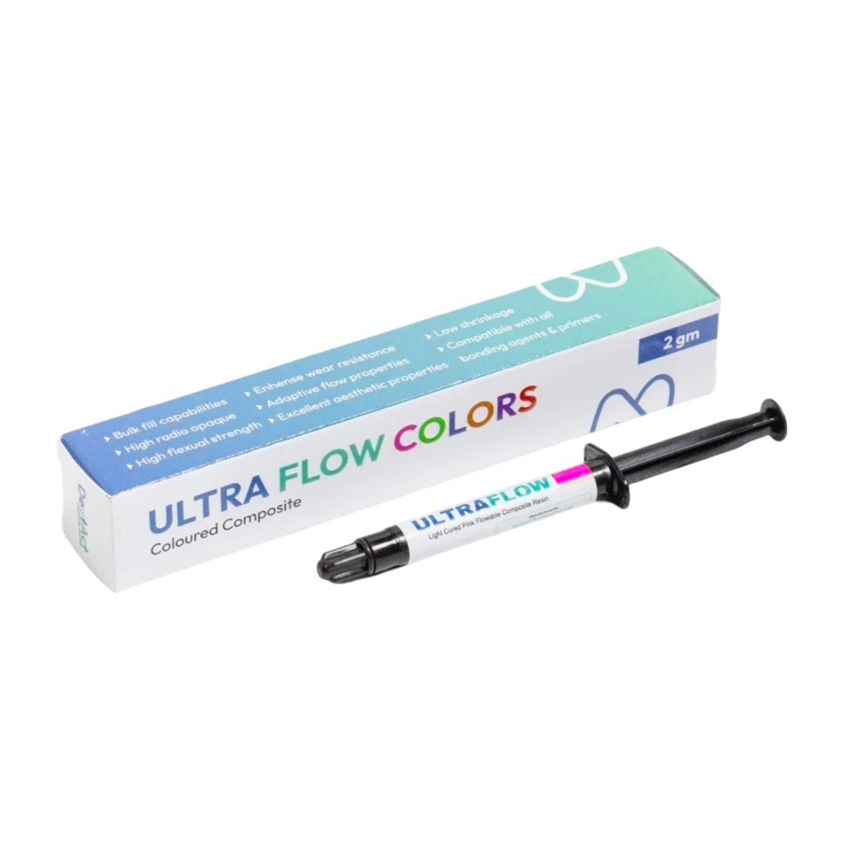DentAct Ultra Flow Colors Coloured Composite - Pink 